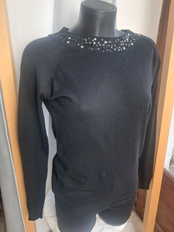 I code pull fin noir T.36/38 en tbe