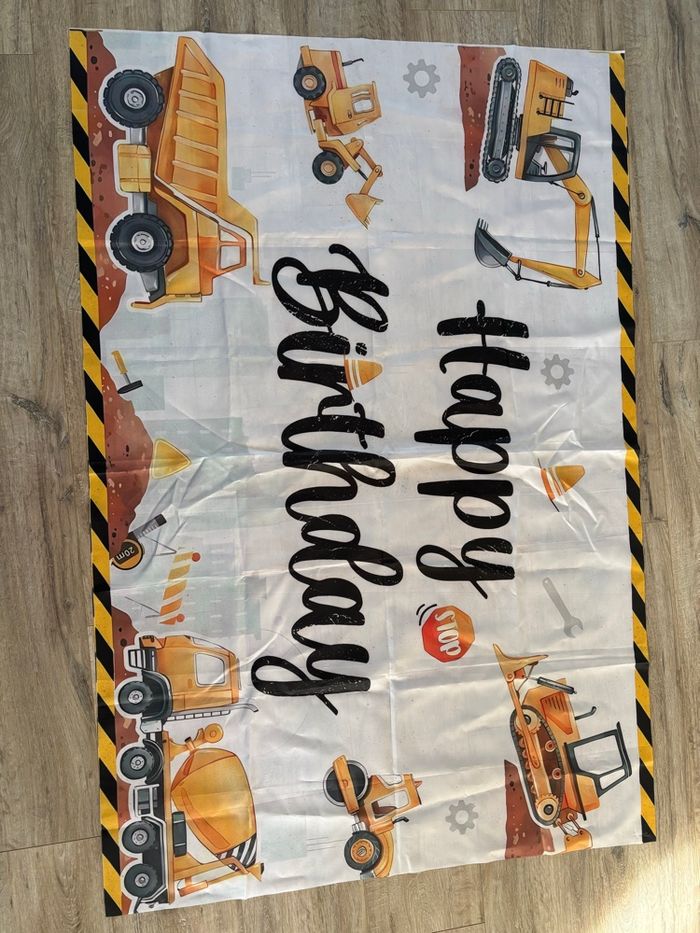 Lot décoration anniversaire enfant chantier - photo numéro 6