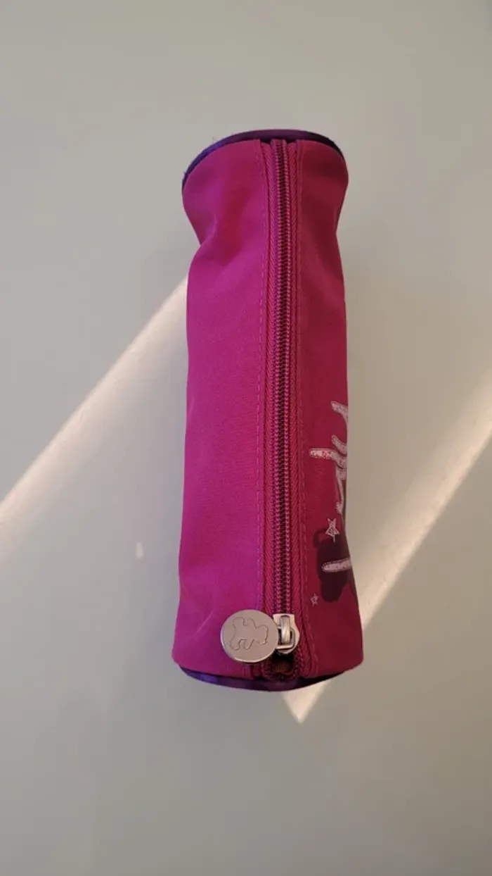 Trousse ronde rose Lulu Castagnette - photo numéro 2