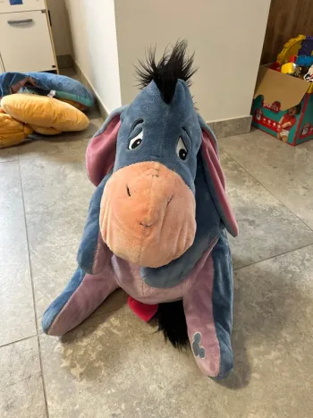 Grande peluche bourriquet