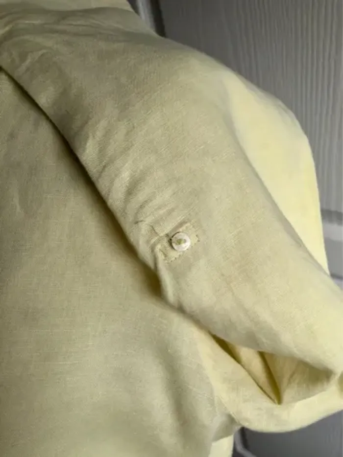 Chemise esprit jaune pale - photo numéro 3