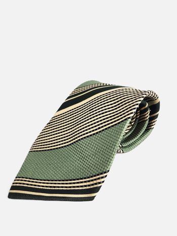 Cravate Franck Olivier Paris Homme - 100% Soie - Rayures Classiques - Élégante