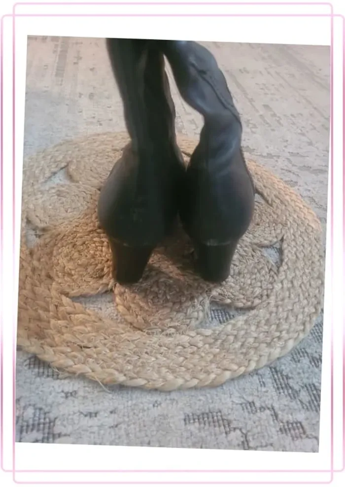 Bottes noires T38 – occasion - photo numéro 3