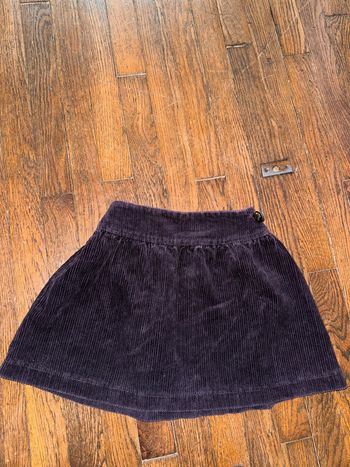 Jupe velour zef 4 ans