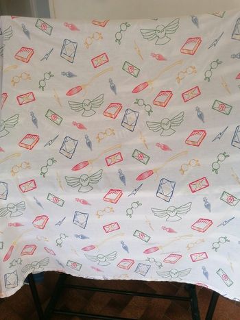 Housse de couette et 2 taies d'oreiller rectangulaire Harry Potter