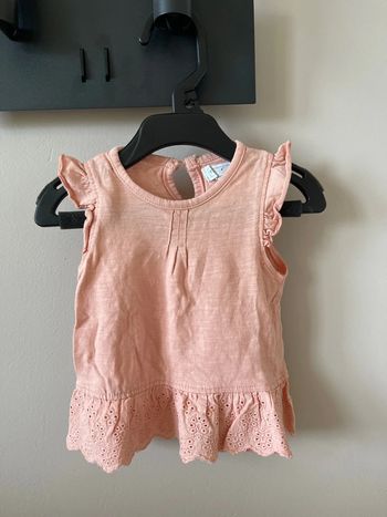 Débardeur neuf Mes petits Cailloux fille taille 3 mois