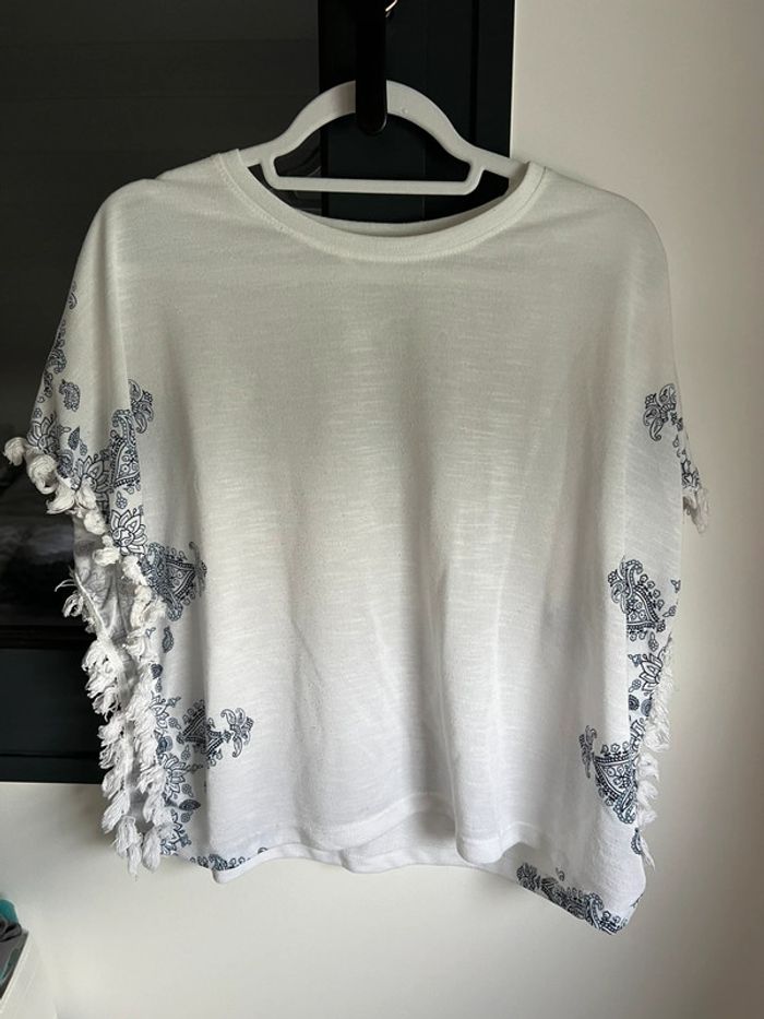 2 blouses style poncho manches courtes - photo numéro 2