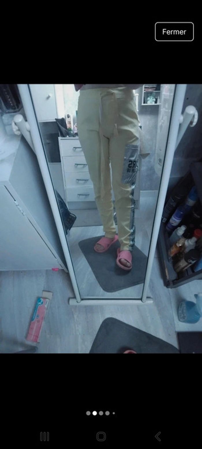 Pantalon effet usé - photo numéro 6