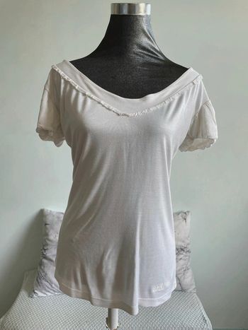 T-shirt blanc basic Pepe jeans.