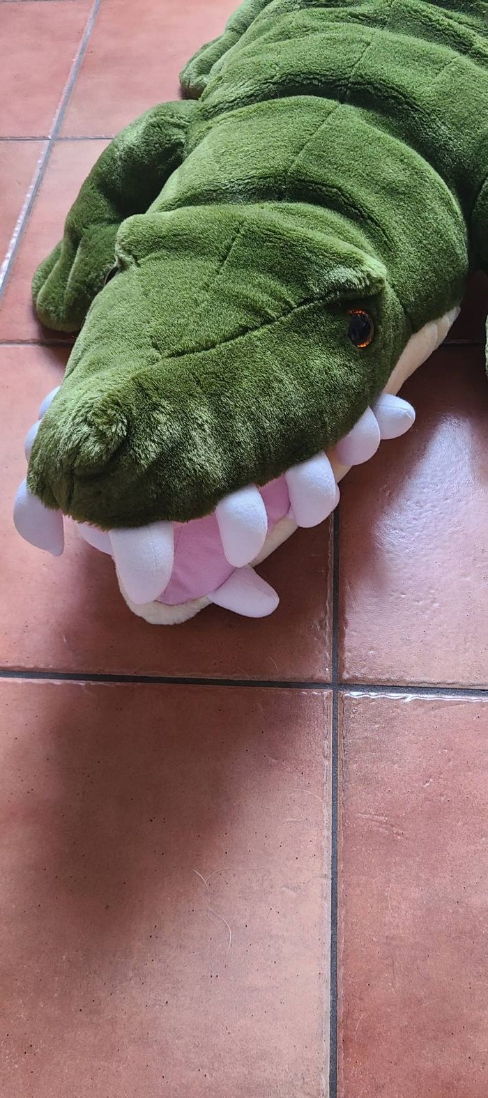 Crocodile en peluche réaliste avec bouche ouverte - photo numéro 6