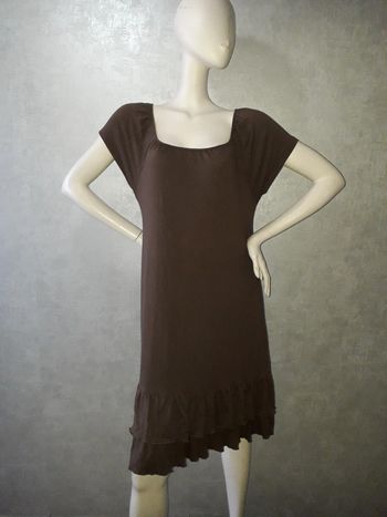 robe marron in extenso taille 40/42