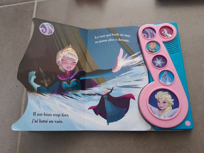 Livre reine des neiges musicale - photo numéro 3