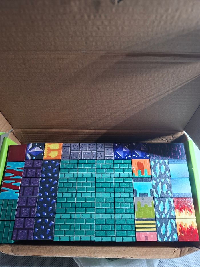 Cube minecraft magnétiques - photo numéro 3