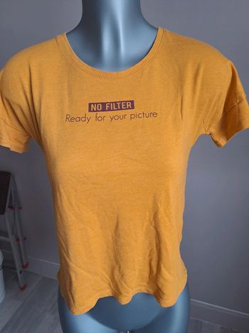 Tee-shirt moutarde