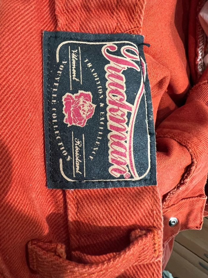 TruckMan pantalon vintage, taille 32 Jeans, oranger - photo numéro 16