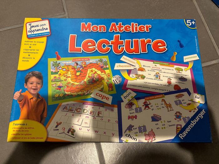 Jeu « mon atelier lecture » 5 ans