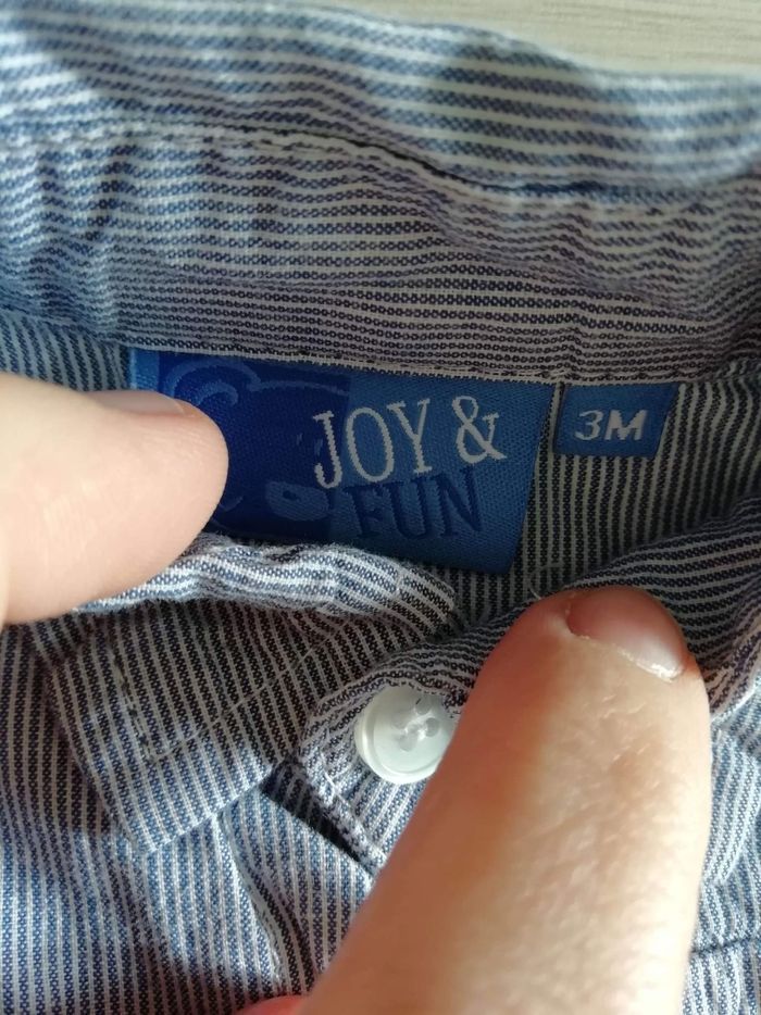 Chemise manches courtes taille 3 mois - photo numéro 3