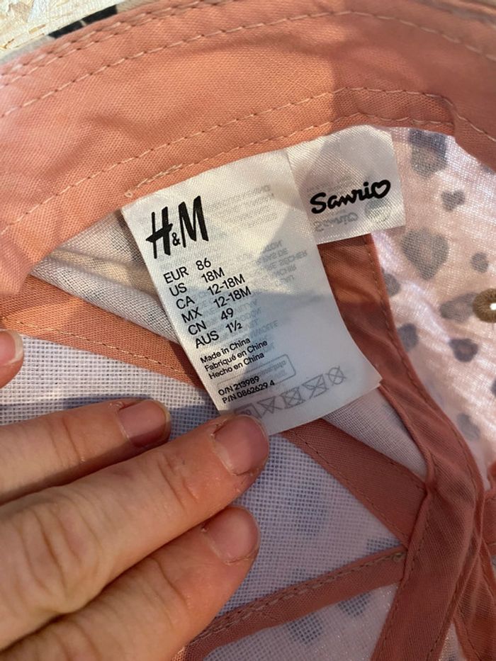 Casquette hello kitty sanrio 12/18 mois H&M - photo numéro 5