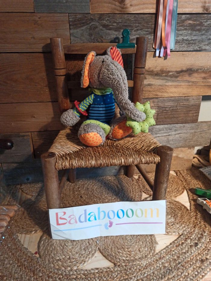 Peluche éléphant activité sigikid tbe