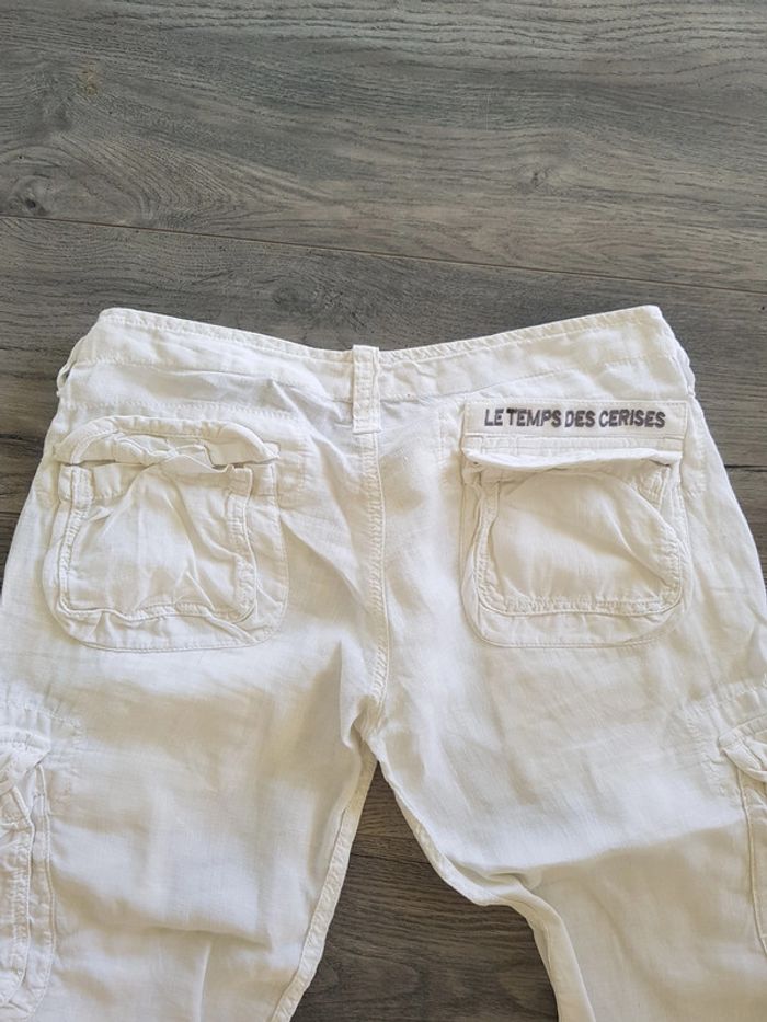 Pantalon en lin Le Temps des Cerises - photo numéro 4