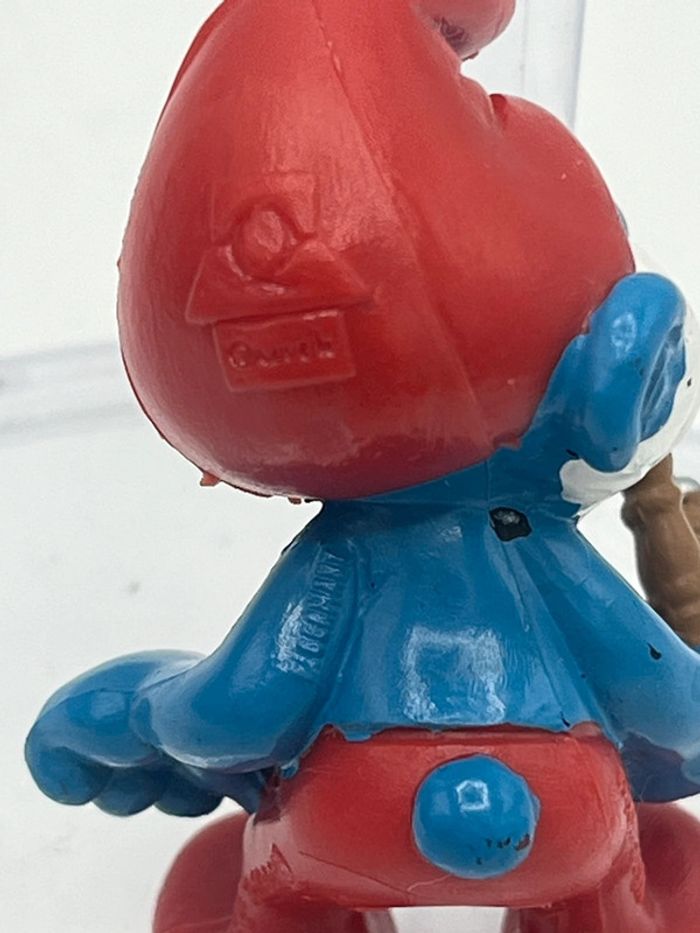 Grand schtroumpfs pipe cadeau Quick 1983 - photo numéro 3