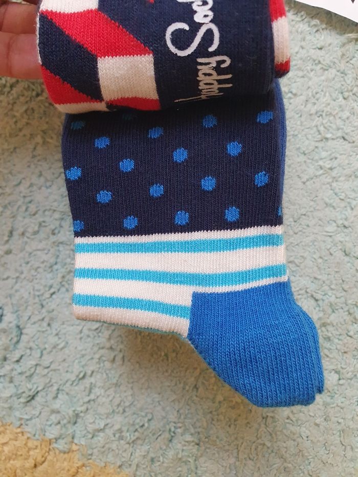 2 paires de chaussettes- Garçon- 4-6ans - Happy stocks- Neuf - photo numéro 2