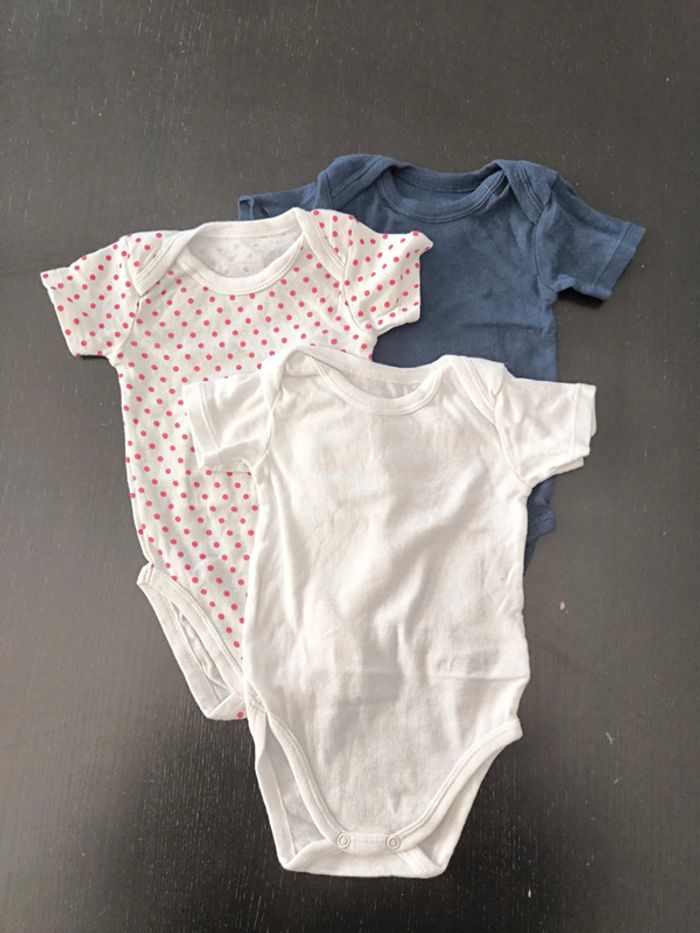 Lot bodies manches courtes