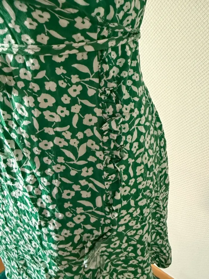 Robe d’été en très bon état verte taille S flamantrose - photo numéro 5