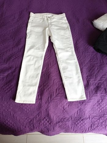 Jeans blanc Hm