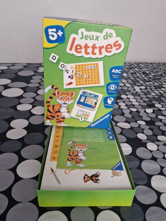 ✏️ Jeu éducatif "Jeux de lettres" Ravensburger – dès 5 ans 🐯 - photo numéro 2