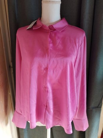 Chemise rose femme taille 46