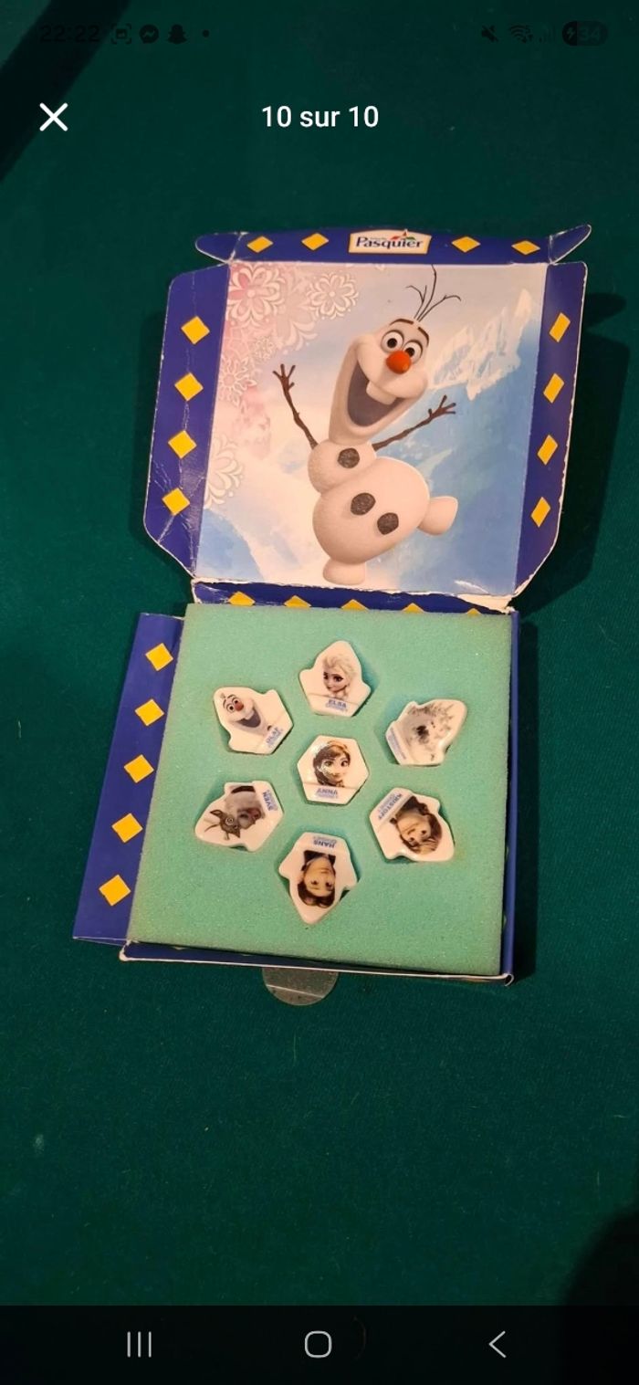 Coffret feves reine des neiges