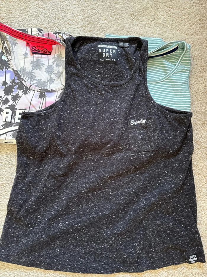 Lot de 2 débardeurs Superdry taille M - photo numéro 2