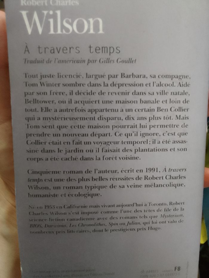 Livre À travers temps - photo numéro 2