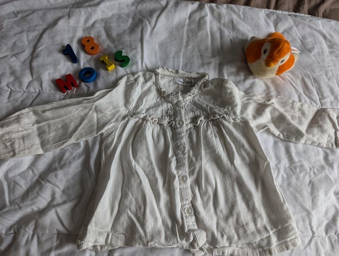 Blouse manches longues et short - 18 mois - photo numéro 3