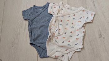 Lot 2 bodies manches courtes