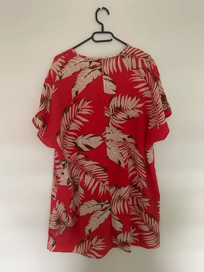 Robe rouge et beige SHEIN taille 48/XXL - photo numéro 2