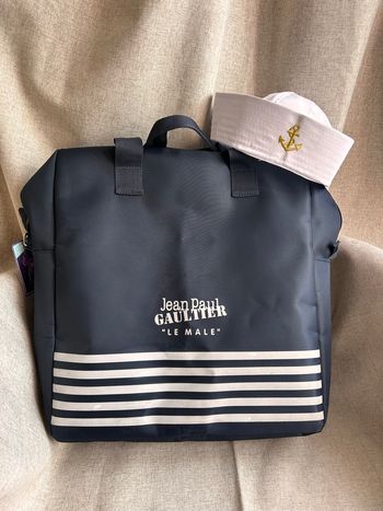 ⚓️ SAC DE VOYAGE "LE MALE" JEAN PAUL GAULTIER – ÉTAT QUASI NEUF ⚓️