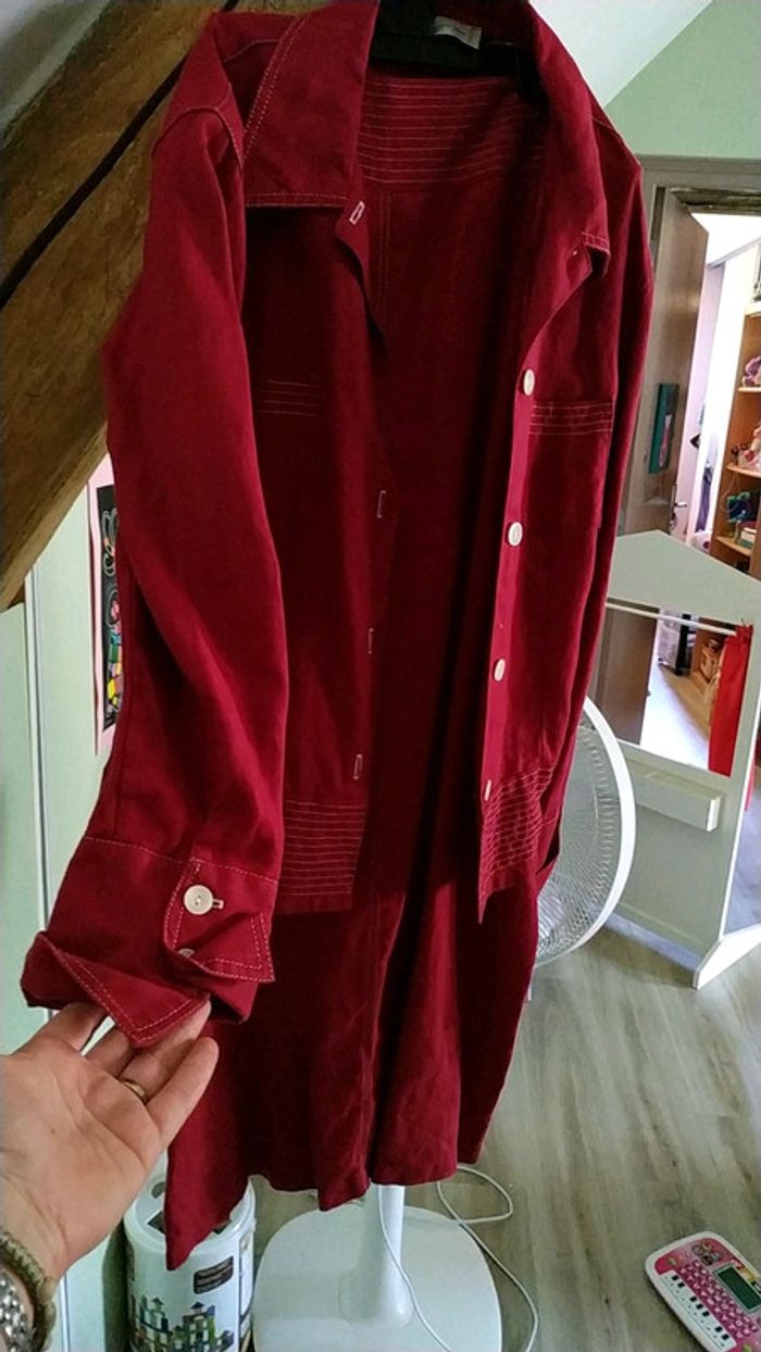 Ensemble veste et jupe longue fendue comme neuf - photo numéro 2