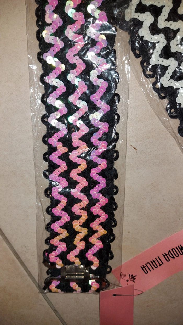 Lot 2 ceintures extensible neuf - photo numéro 2