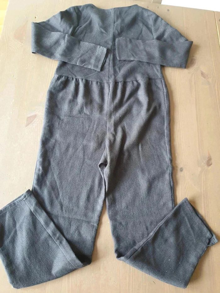 Combinaison pantalon manches longues 8 ans kiabi gris anthracite - photo numéro 2