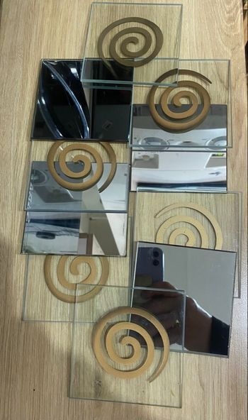 Lot de 10 sous verres