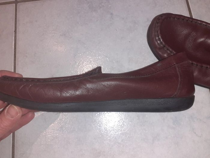Chaussure bateaux  en cuir - photo numéro 4