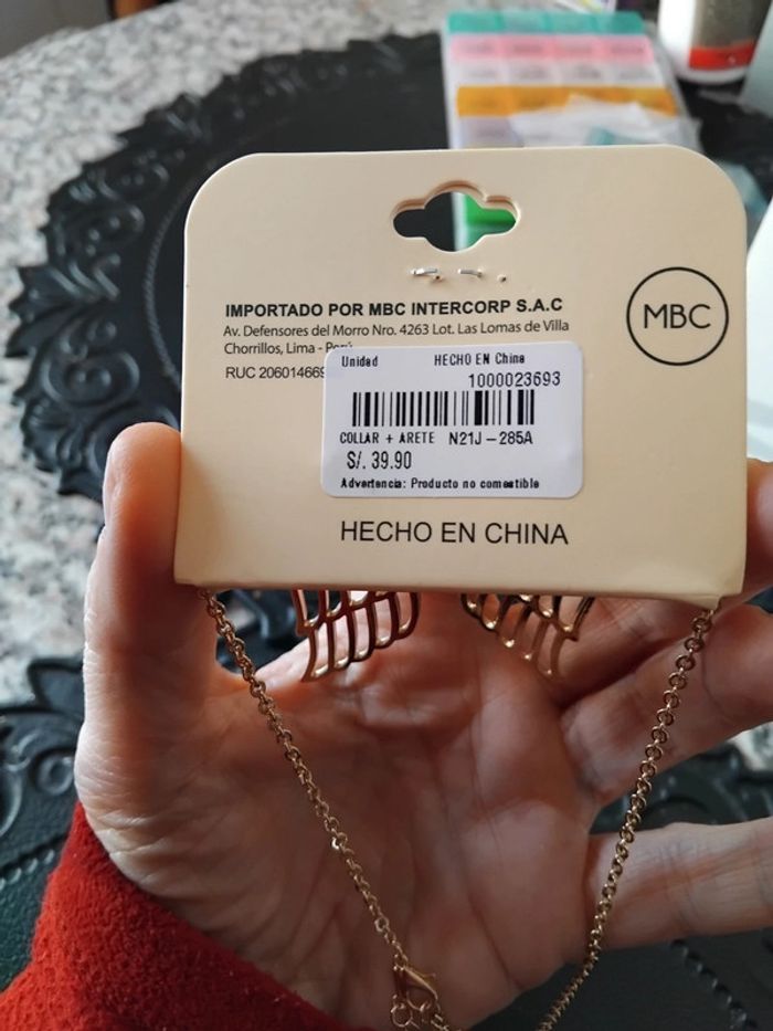 Parure collier + Bo ailes - photo numéro 4