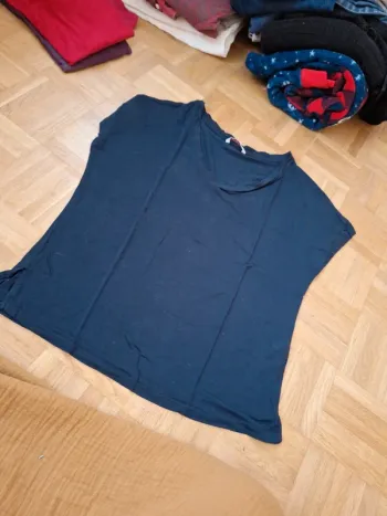 Tee shirt marine camaïeu
