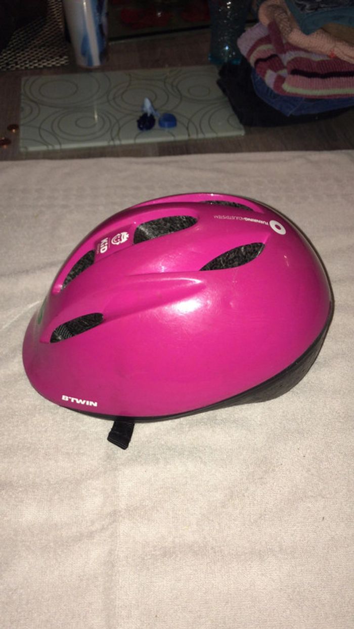 Casque vélo fille b-twin taille s - photo numéro 2