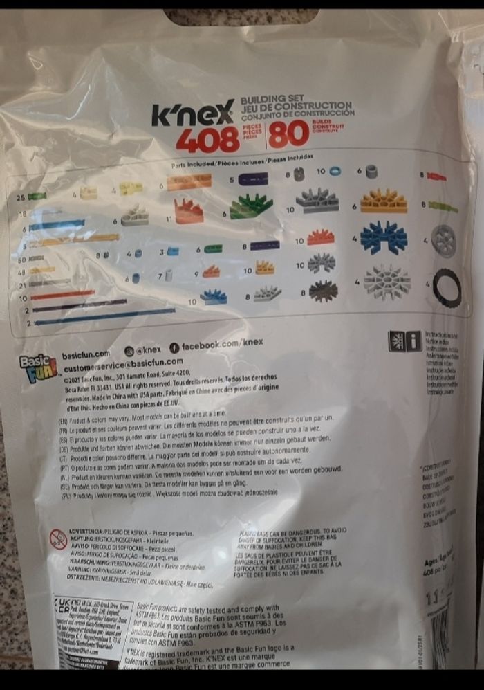 jeux de construction Basic Fun K’NEX Deluxe jamais ouvert - photo numéro 2