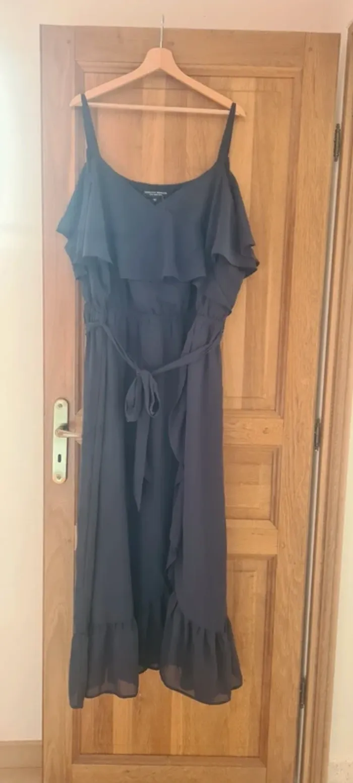 Robe longue marine Dorothy Perkins