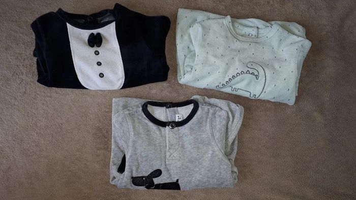 Lot de pyjamas garçon 12 mois