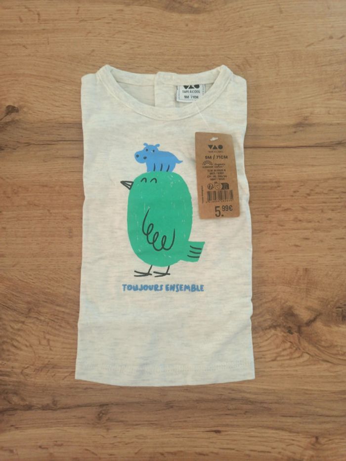 T-shirt manche longue 9 mois tao